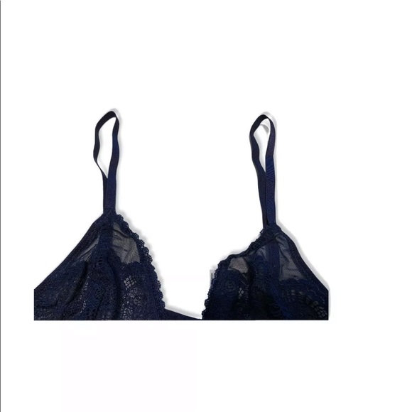 NWT Free People Triangle Bra Underwire Navy 34C - Picture 11 of 11